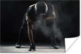 Poster Rugby - NFL - Rook - 120x80 cm - Kerstversiering - Kerstdecoratie voor binnen - Kerstmis