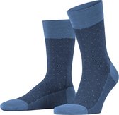 FALKE Sensitive Herringbone comfort band, geschikt voor diabetici Merino Wol Heren Sokken blauw - Maat 41-42