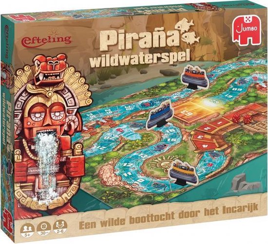 Thumbnail van een extra afbeelding van het spel Wildwaterspel Piraña junior karton