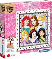 legpuzzel Disney Princess meisjes 27 cm roze 61-delig