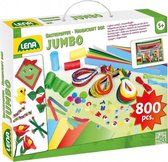 knutselkoffer Jumbo junior papier/vilt 800-delig