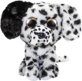 knuffel Lumo Dalmatian Dog Lucky zwart/wit 15 cm