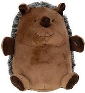Deurstopper egel - bruin - Hoogte 21 cm