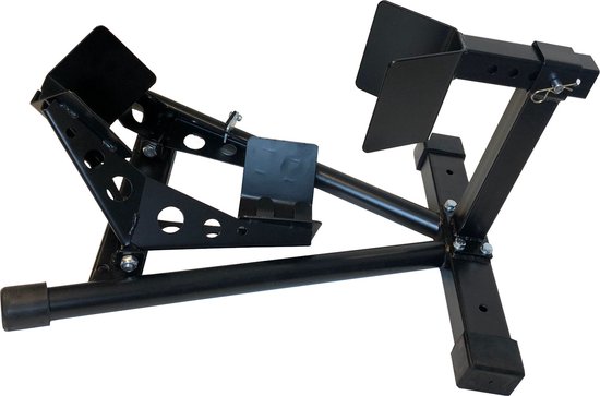 Motorsteun inrijklem verplaatsbaar 750x505x350mm zwart poeder gecoat 16-19