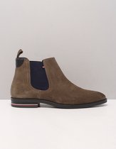 Tommy Hilfiger Chelsea Boot Suede Bruin