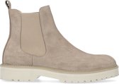 Sacha - Heren - Beige suède chelsea boots - Maat 43