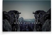 Walljar - Make The Jump - Muurdecoratie - Poster