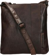 Spikes & Sparrow Crossbodytas Bronco Leer - bruin