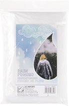 Lg-imports Regenponcho 14,5 X 10,5 Cm Polyester Transparant