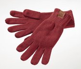 Baumfuchs Gebreide handschoenen, kleur rood/bruin, one size fits all