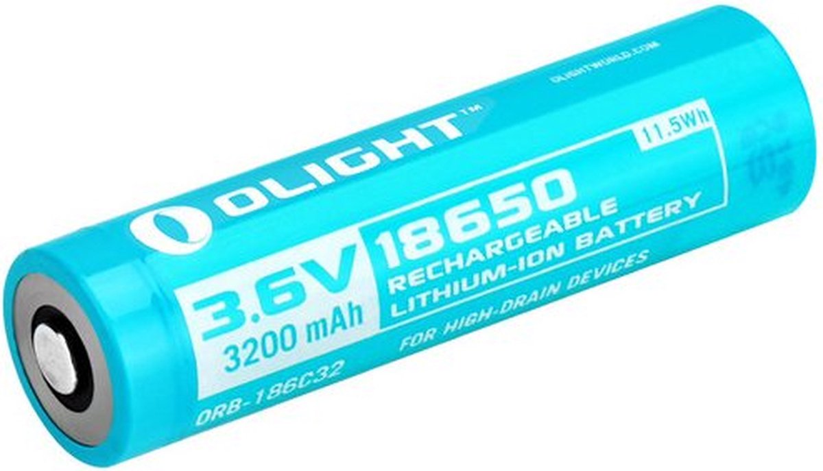 Olight 18650 pile rechargeable 3200 mAh - Olight France