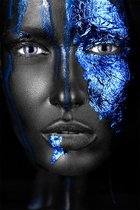 Noir blue – 80cm x 120cm - Fotokunst op PlexiglasⓇ incl. certificaat & garantie.