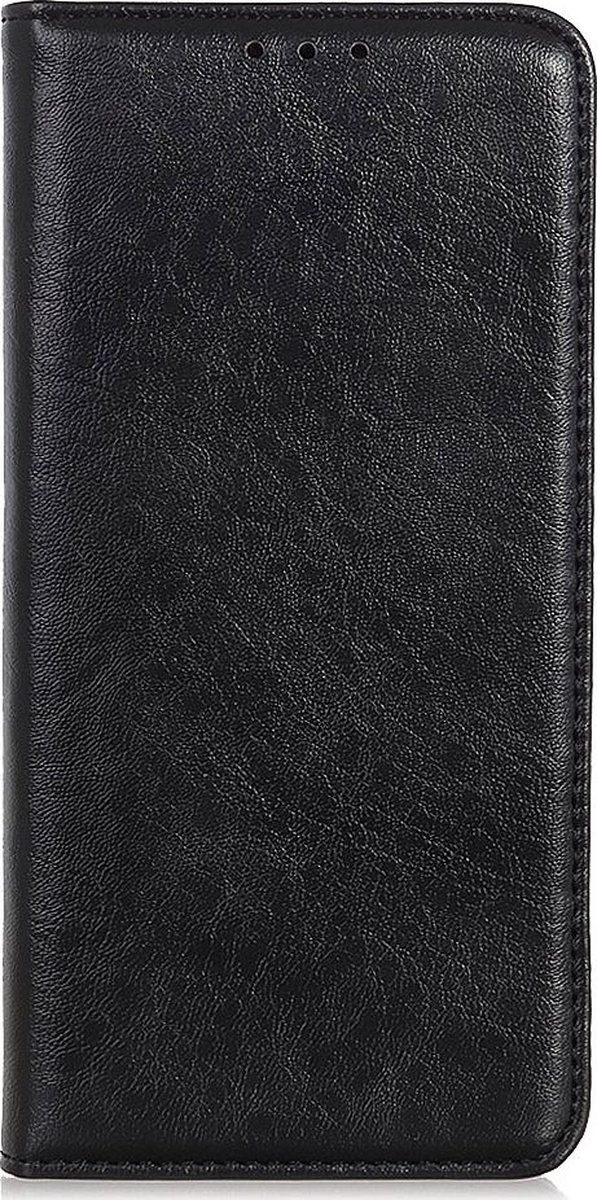 Mobigear Telefoonhoesje geschikt voor Samsung Galaxy S22 Hoesje | Mobigear Classic Elegance Bookcase Portemonnee | Pasjeshouder voor 2 Pasjes | Telefoonhoesje voor Pinpas / OV Kaart / Rijbewijs - Zwart