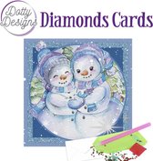 DDDC1061 Dotty Designs Diamond Cards - Snowmen