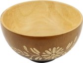 Schalen - Bladeren - Hout - Bruin - 15x15x7,5 cm - Thailand - Sawa Hasa - Fairtrade