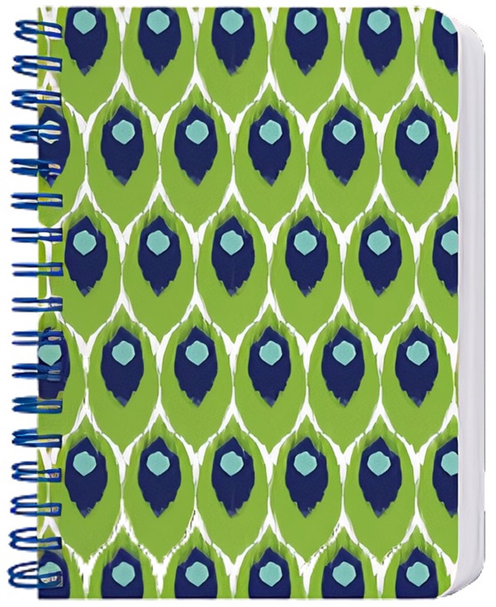 Cedon Notitieboek A6 Karton/papier Groen/blauw