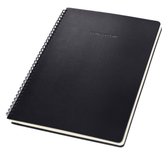 Sigel - spiraal notitieboek - Conceptum - A4 - zwart - hardcover spiraal - 160 pagina's - ruit - 80 grams papier - SI-CO820