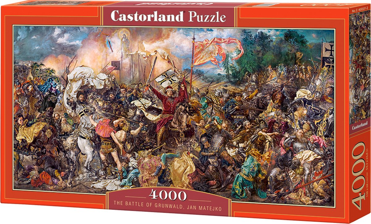 Castorland The Battle of Grunwald Jan Matejko – Puzzel – 4.000 stukjes – Satijnen afwerking – Perfecte pasvorm – Europese kwaliteit — afbeelding 3