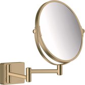Miroir de rasage, bronze brossé