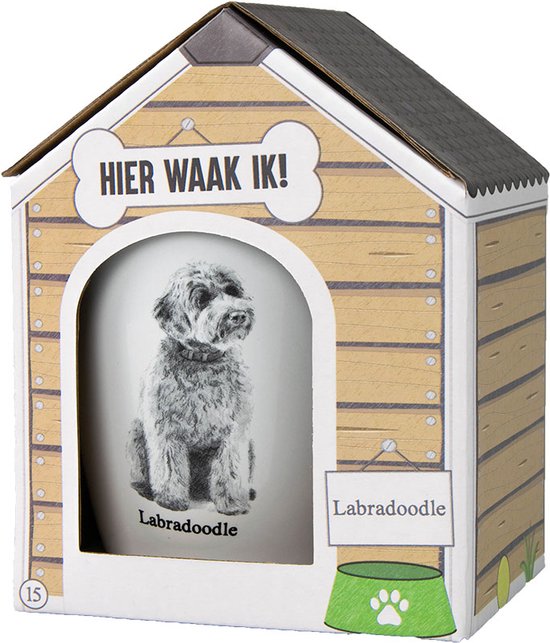 Paper Dreams Mok Dog Labradoodle 300ml Keramiek Wit