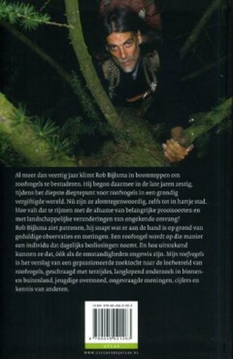 Mijn roofvogels - back cover