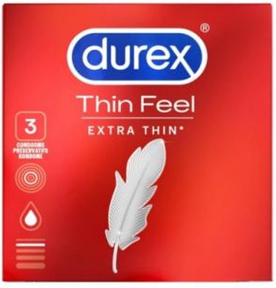 Durex Thin Feel Extra Dun - 3 St.