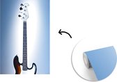 Behang - Fotobehang De snaren van een elektrische gitaar - Breedte 150 cm x hoogte 220 cm