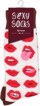 Sexy Sokken - Lip Love - Cadeautips - Fun & Erotische Gadgets - Diversen - Fun Artikelen