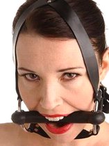 Strict Leather Locking Silicone Trainer Gag - BDSM - Bondage