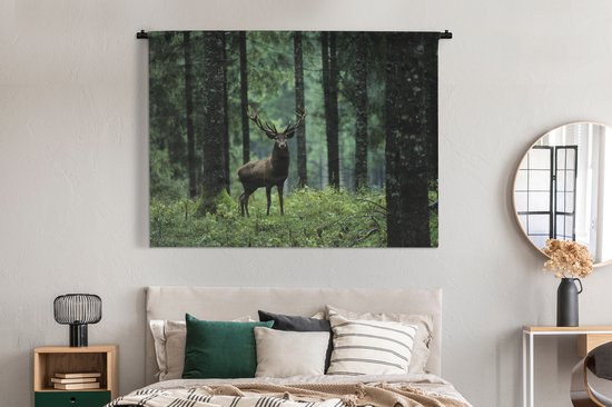 Tapisserie - Cerf - Forêt - Nature - 180x135 cm - Tapisserie