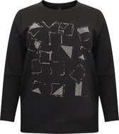 Yoek Sweater met strass steentjes