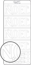 Vaessen Creative Sticker - 10x23cm - 10st - goud Noel