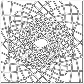 Hobbysjabloon - Template 12x12" 30x30cm spriographica