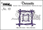 Crealies Decorette snijmal - no.19 Twijgen