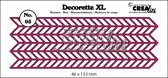 Decorette XL Stansen - Nr.05 - Zigzag - 46x133mm