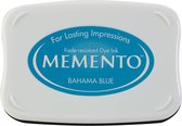 ME-601 Memento inkt blauw bahama blue groot stempelkussen inktkussen sneldrogend