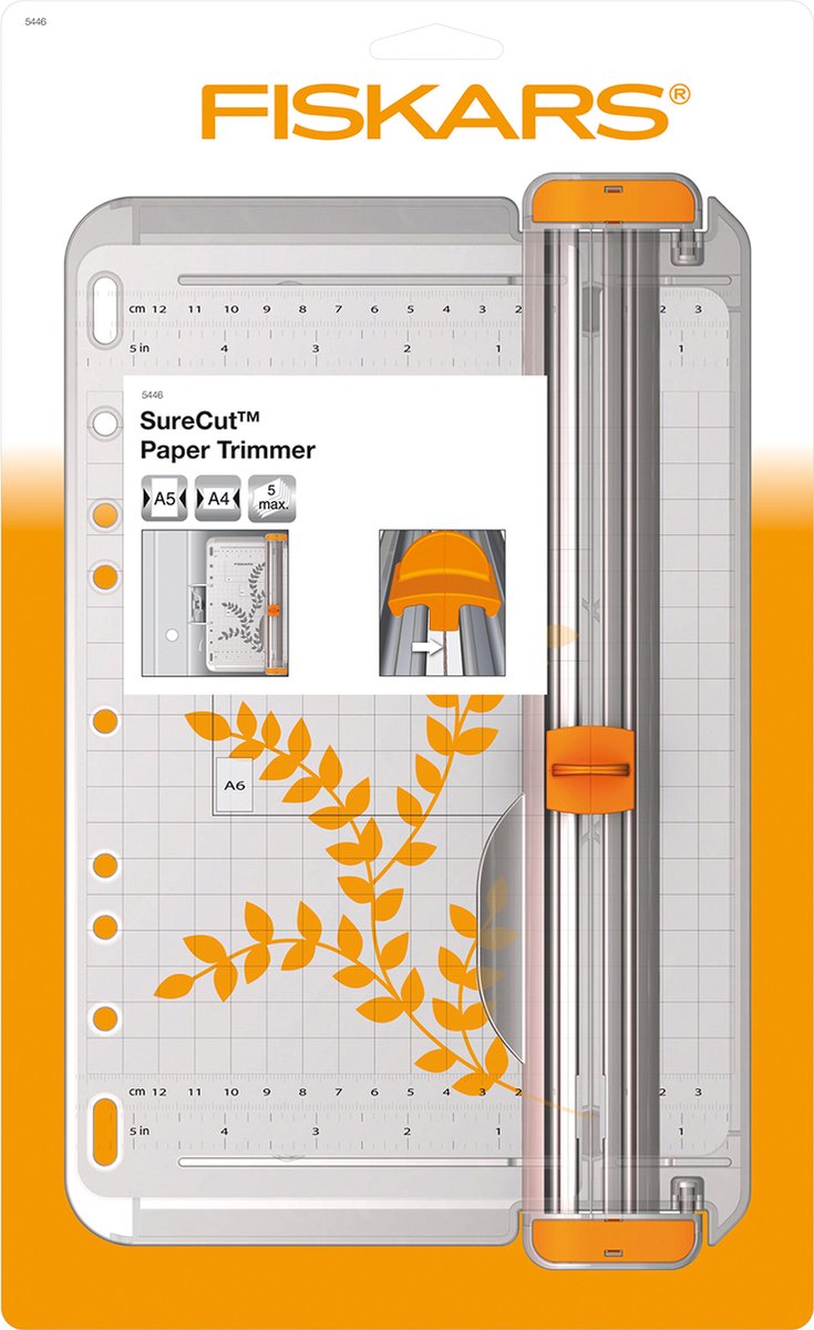 Fiskars draagbare SureCute snijmachine A5- 22 cm