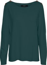 Vero Moda Trui Vmkaris Ls Oversize Button Blouse G 10249061 Sea Moss Dames Maat - M