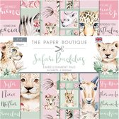 The Paper Boutique Embellishment - Safari Buddies - 8x8 inch - 36 stuks