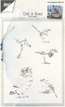 Joy! Crafts Tampon transparent Oiseaux dessiner des lignes Joy!