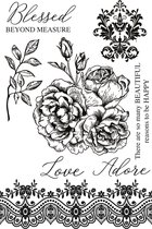 Stempel - Clear stamp - Kaisercraft -  Rosabella