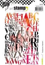 Carabelle Studio Cling stamp - A6 background alphabet
