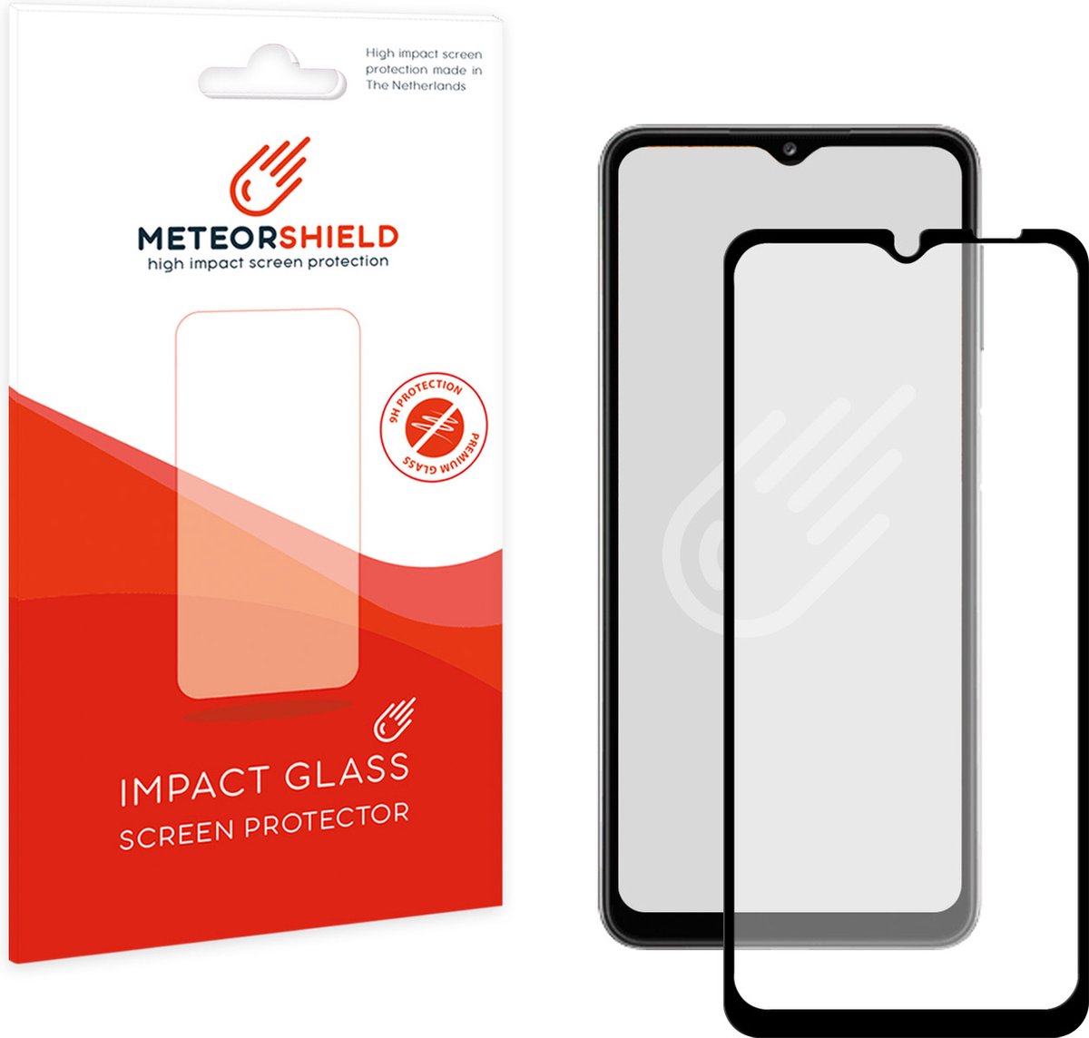 Meteorshield Samsung Galaxy A32 5G screenprotector - Full screen
