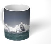 Mok - Golven langs de vuurtoren - 350 ML - Beker