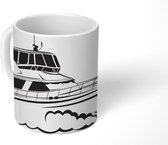 Mok - een jacht op de golven - 350 ML - Beker