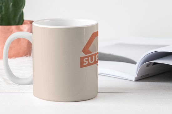 Mug - Mug - Fête des Mères - Supermama - 350 ML - Tasse - Cadeau Sinterklaas - Cadeaux de Noël - Cadeaux de chaussures - Cadeaux à distribuer - Tasse avec texte