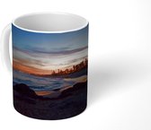 Mok - Silhouette van Wollongong vlak na zonsondergang in Australië - 350 ML - Beker