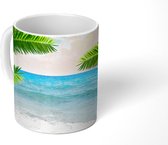 Mok - Tropisch - Strand - Palmboom - 350 ML - Beker