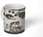 Mok - Women, animals and foliage - Paul Gauguin - 350 ML - Beker