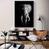 Artistic Lab Poster - Dark Elephant - 140 X 100 Cm - Multicolor